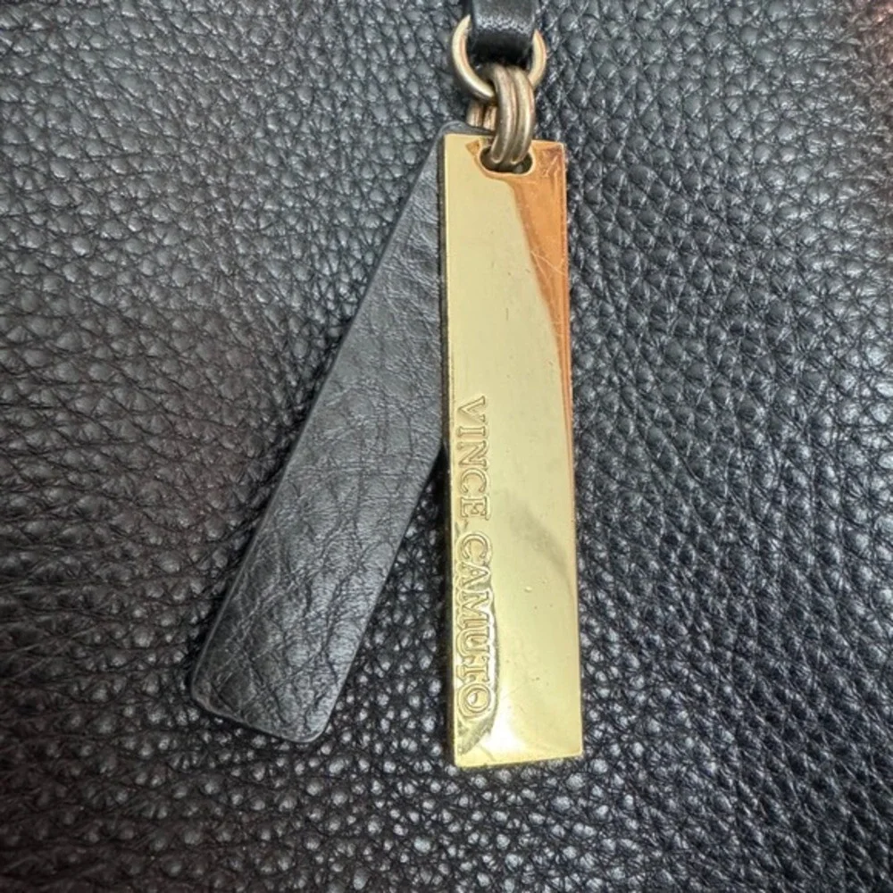 Vince‎ Camuto Taro Leather Hobo Black Slouchy purse Shoulder bag